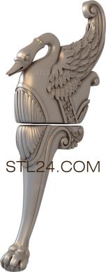 Ножки (NJ_0762) 3D модель для ЧПУ станка