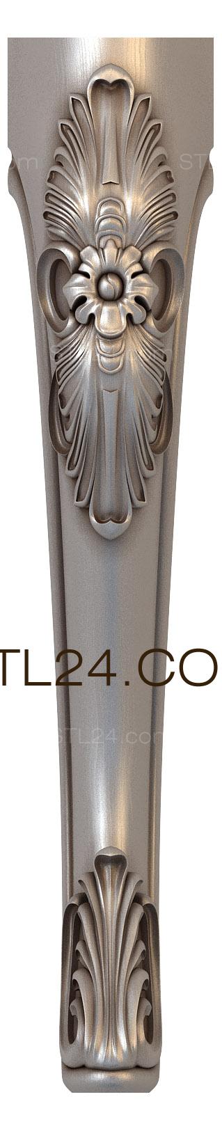 Ножки (NJ_0765) 3D модель для ЧПУ станка