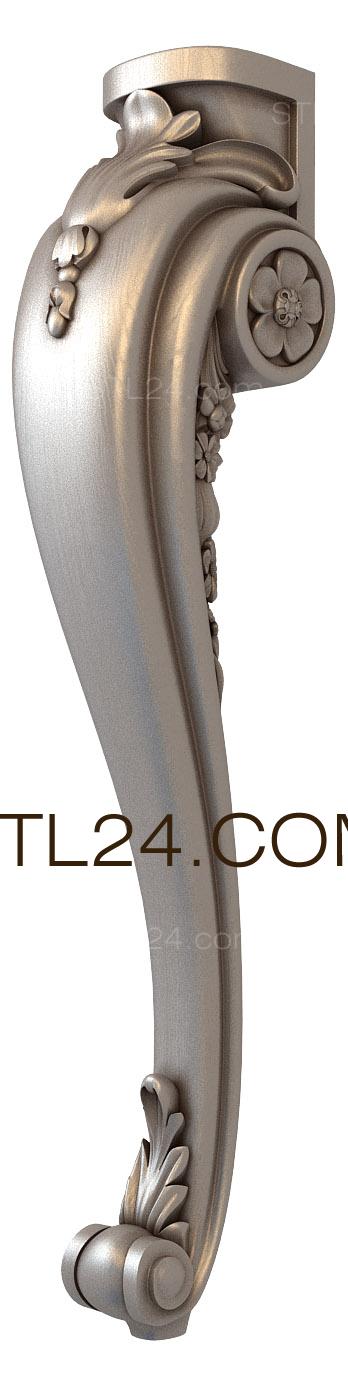 Ножки (NJ_0769) 3D модель для ЧПУ станка