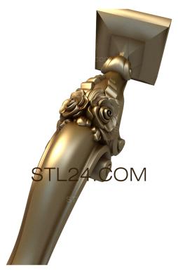Ножки (NJ_0771) 3D модель для ЧПУ станка