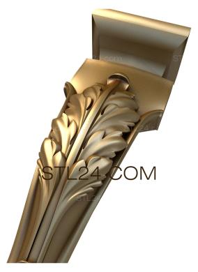 Ножки (NJ_0773) 3D модель для ЧПУ станка