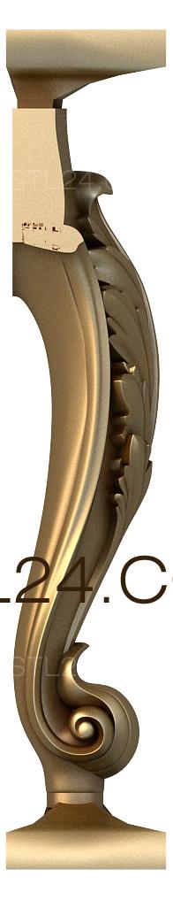 Ножки (NJ_0773) 3D модель для ЧПУ станка