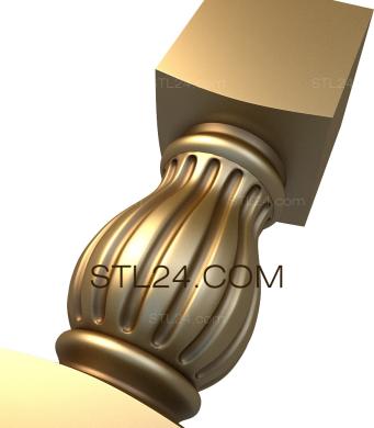 Ножки (NJ_0806) 3D модель для ЧПУ станка