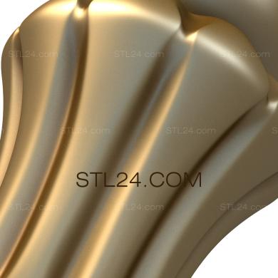 Ножки (NJ_0807) 3D модель для ЧПУ станка