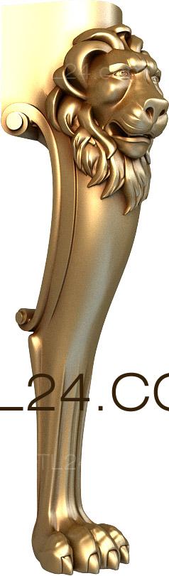 Ножки (NJ_0824) 3D модель для ЧПУ станка