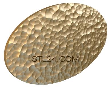 Geometrical panel (PGM_0078) 3D models for cnc