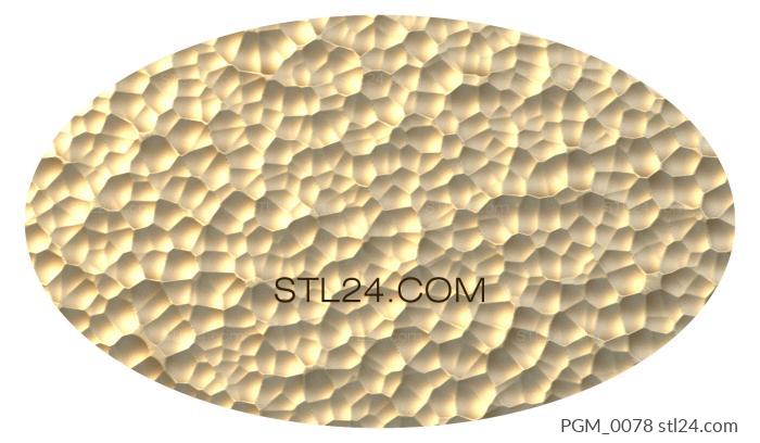 Geometrical panel (PGM_0078) 3D models for cnc