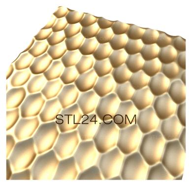 Geometrical panel (PGM_0143) 3D models for cnc