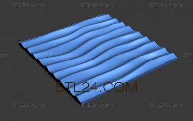 Панели квадратные (PK_0015) 3D модель для ЧПУ станка