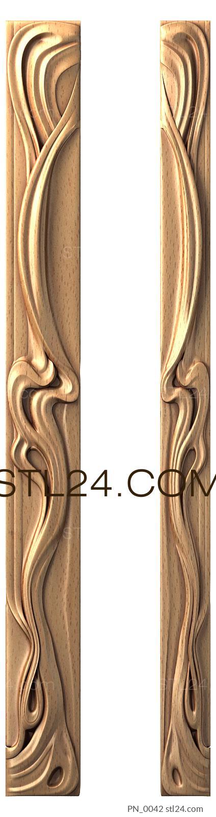 Square panels (PN_0042) 3D models for cnc