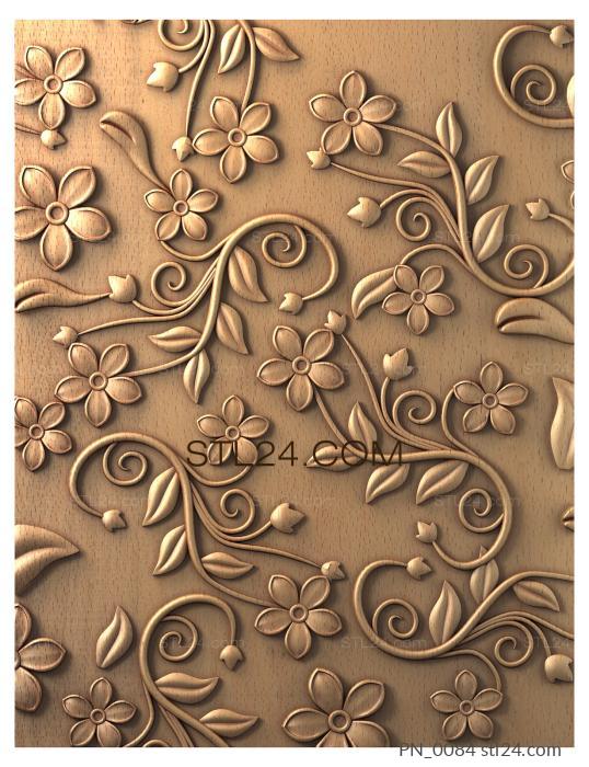 Square panels (PN_0084) 3D models for cnc