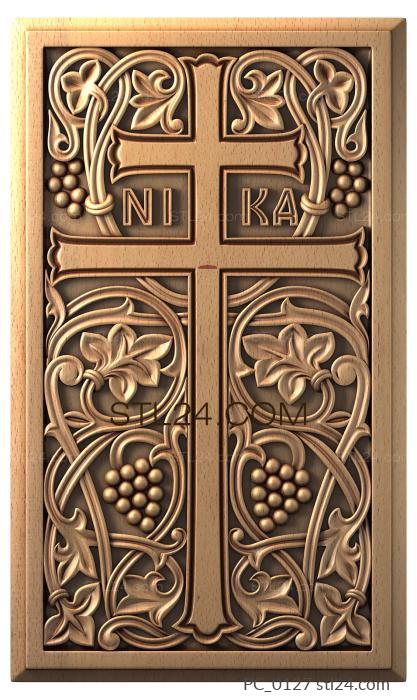 Church panel (PC_0127) 3D models for cnc