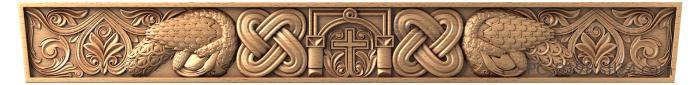 Church panel (PC_0198) 3D models for cnc