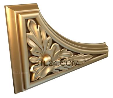 The panel is figured (Leaf and pearl-1, PF_0131) 3D models for cnc