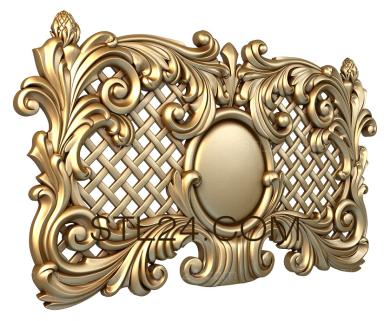 Horisontal panel (PG_0023-2) 3D models for cnc