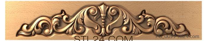 Horisontal panel (PG_0099) 3D models for cnc