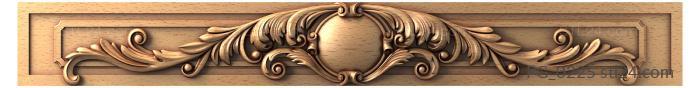 Horisontal panel (Horizontal panel, 3d stl model for CNC, PG_0225) 3D models for cnc