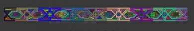 Панели горизонтальные (PG_0323) 3D модель для ЧПУ станка