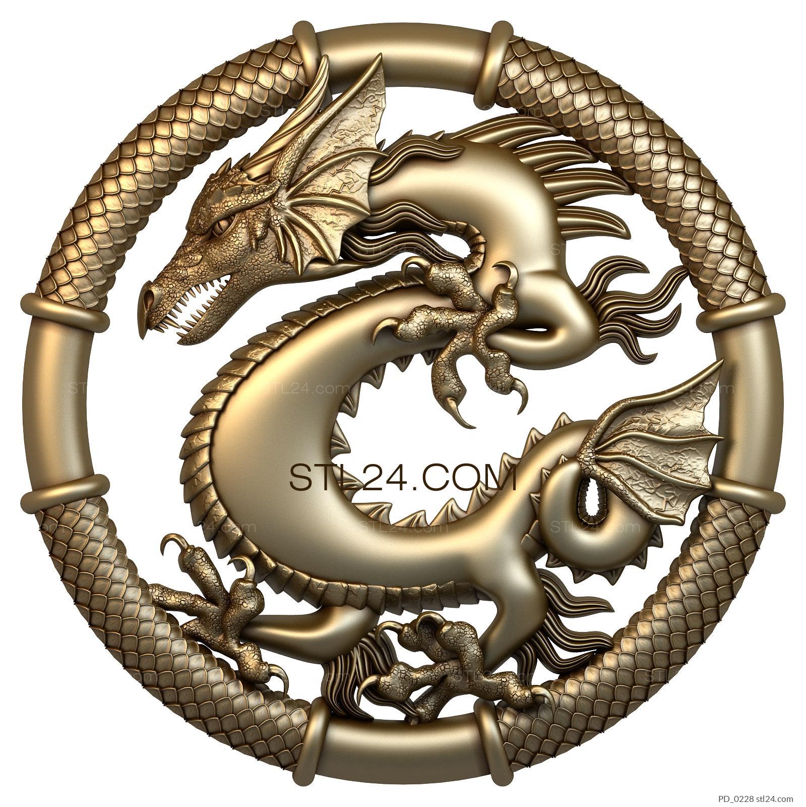 STL file Dragon - china dragon - decoration dragon 🐉・3D