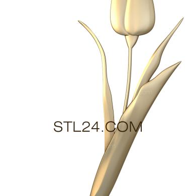 Art panel (Tulip, PD_0266) 3D models for cnc
