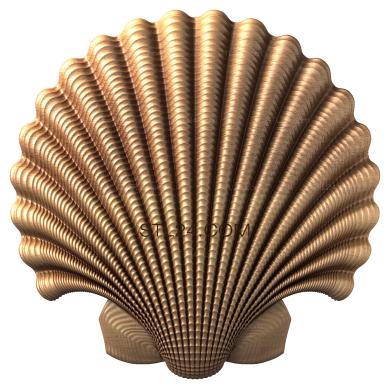 Art panel (Pearl shell, PD_0270) 3D models for cnc