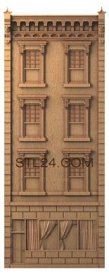 Art panel (Building, PD_0272) 3D models for cnc