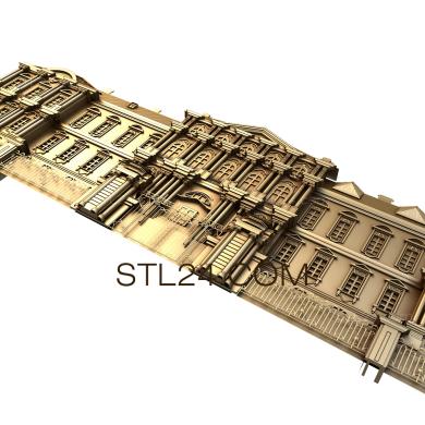 Панно (Михайловский дворец, PD_0327) 3D модель для ЧПУ станка