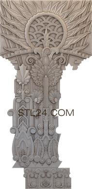 Art panel (Indian totem, PD_0459) 3D models for cnc
