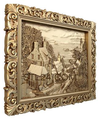 Art pano (Ram house landscape, PH_0048-1) 3D models for cnc