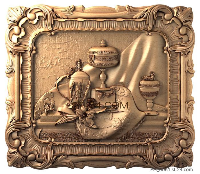 Art pano (Still life cups, PH_0061) 3D models for cnc