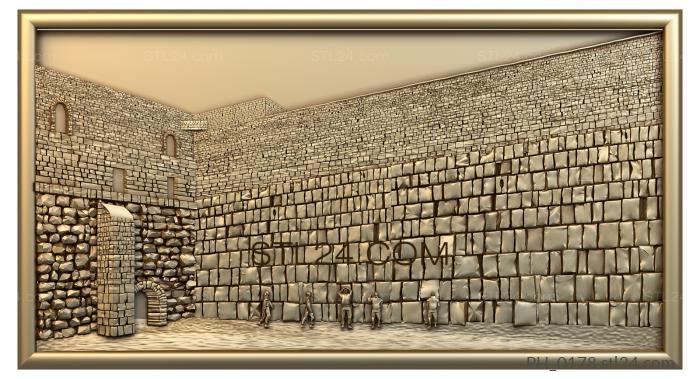 Art pano (Stone wall, PH_0178) 3D models for cnc