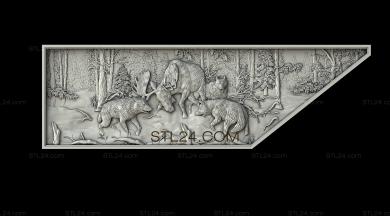 Art pano (Hunting stories, PH_0296) 3D models for cnc