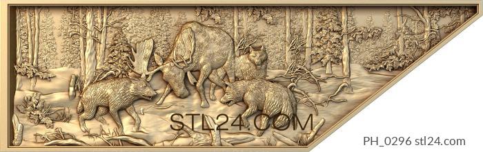 Art pano (Hunting stories, PH_0296) 3D models for cnc