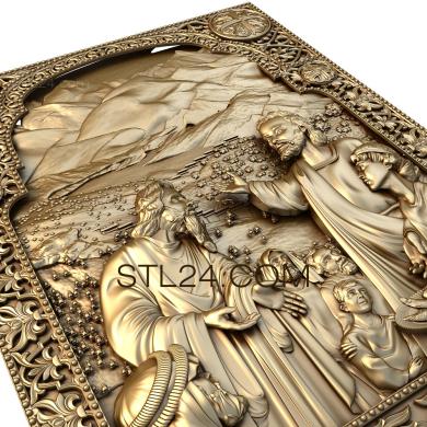 Religious panels (PR_0026) 3D models for cnc