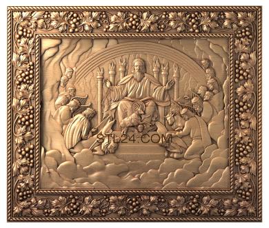 Religious panels (PR_0031) 3D models for cnc