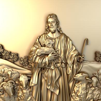 Religious panels (PR_0047) 3D models for cnc