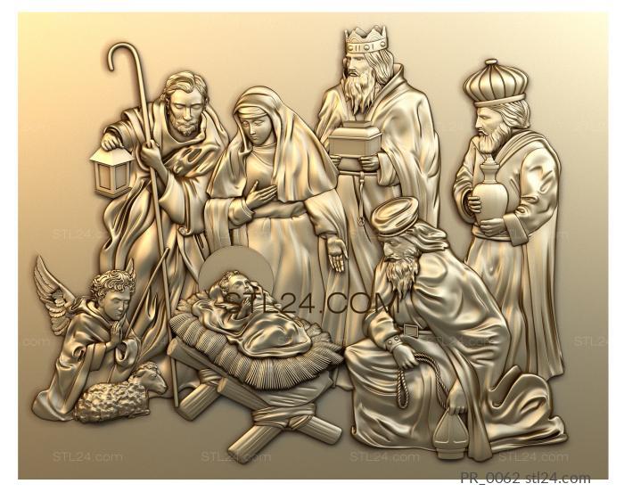 Religious panels (PR_0062) 3D models for cnc