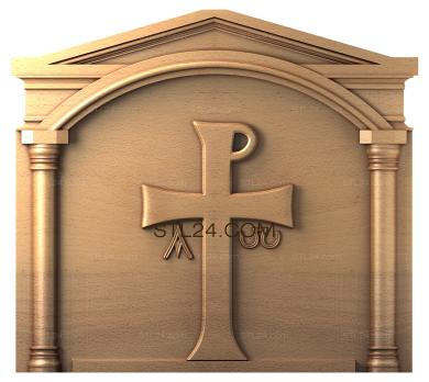Religious panels (PR_0070) 3D models for cnc