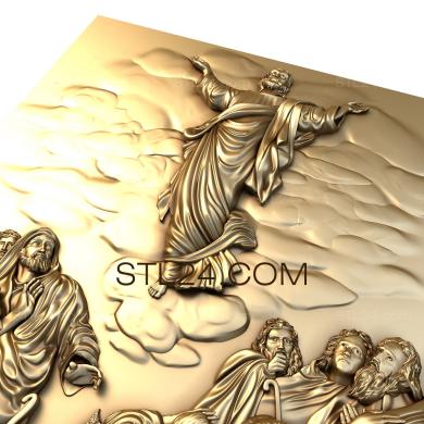 Religious panels (PR_0120) 3D models for cnc