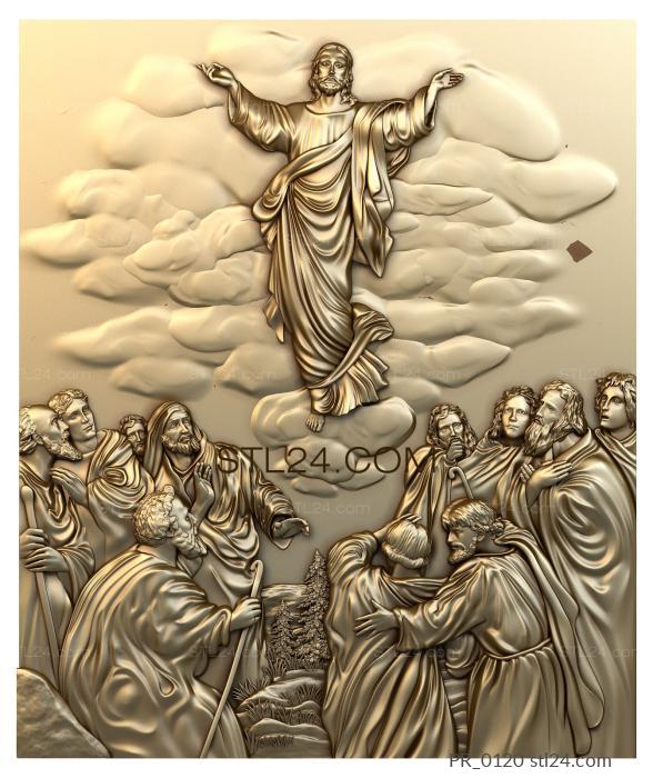 Religious panels (PR_0120) 3D models for cnc