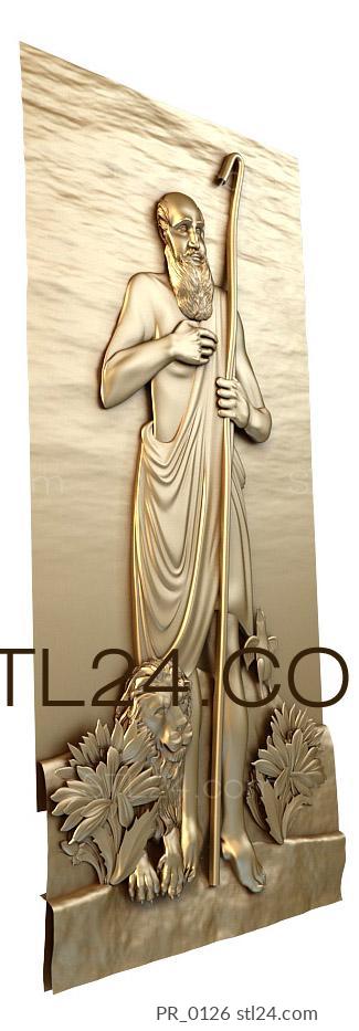 Religious panels (PR_0126) 3D models for cnc