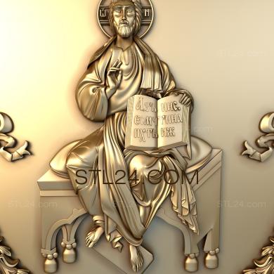 Панно религиозные (PR_0137) 3D модель для ЧПУ станка