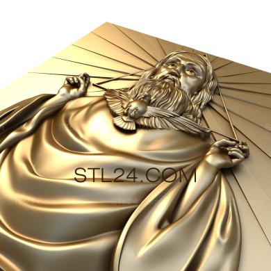 Religious panels (PR_0185) 3D models for cnc