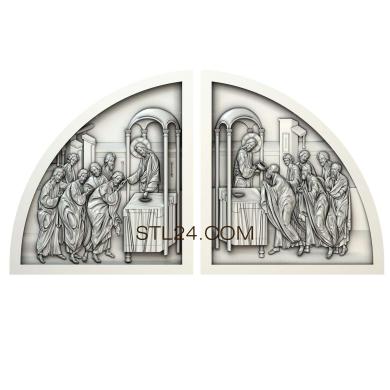 Religious panels (PR_0212) 3D models for cnc