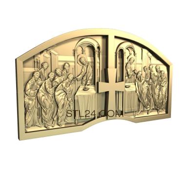 Religious panels (PR_0215) 3D models for cnc