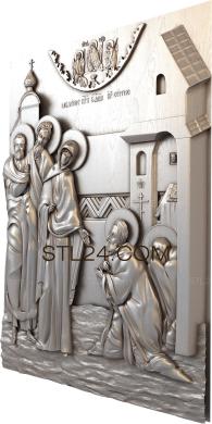 Religious panels (PR_0244) 3D models for cnc