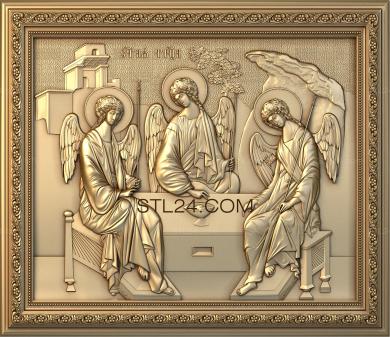 Religious panels (PR_0249) 3D models for cnc