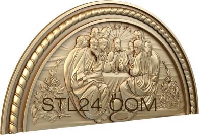 Religious panels (PR_0250) 3D models for cnc