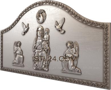 Religious panels (PR_0279) 3D models for cnc