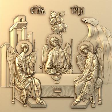 Панно религиозные (PR_0289) 3D модель для ЧПУ станка